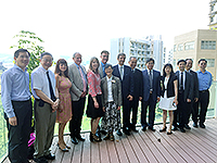 Members of IAF meet with Prof. Fok Tai-fai, Pro-Vice-Chancellor of CUHK, etc.